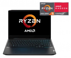 Ноутбук Lenovo IP Gaming 3 15ARH05 Ryzen 5 4600H/8Gb/SSD256Gb/NVIDIA GeForce GTX 1650 4Gb/15.6/IPS/FHD 1920x1080/Windows 10/black/WiFi/BT/Cam