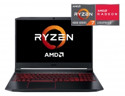 Ноутбук Acer Nitro 5 AN515-44-R01R Ryzen 7 4800H/16Gb/SSD512Gb/NVIDIA GeForce GTX 1650 Ti 4Gb/15.6/IPS/FHD 1920x1080/Eshell/black/WiFi/BT/Cam