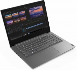 Ноутбук Lenovo V14-IIL Core i7 1065G7/8Gb/SSD256Gb/Intel Iris Plus graphics/14/TN/FHD 1920x1080/Windows 10 Professional 64/dk.grey/WiFi/BT/Cam
