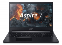 Ноутбук Acer Aspire 7 A715-75G-77UY Core i7 9750H/8Gb/SSD512Gb/NVIDIA GeForce GTX 1650 Ti 4Gb/15.6/IPS/FHD 1920x1080/Eshell/black/WiFi/BT/Cam