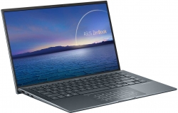 Ноутбук Asus Zenbook UX435EA-A5006T Core i5 1135G7/8Gb/SSD512Gb/UMA 620/14/IPS/FHD 1920x1080/Windows 10/silver/WiFi/BT/Cam/Bag