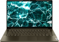 Ультрабук Lenovo Yoga Slim7 14ITL05 Core i7 1165G7/16Gb/SSD512Gb/Intel Iris Xe graphics/14/IPS/FHD 1920x1080/Windows 10/d.green/WiFi/BT/Cam