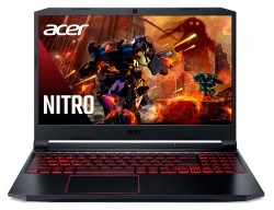 Ноутбук Acer Nitro 5 AN515-55-52WF Core i5 10300H/8Gb/SSD512Gb/NVIDIA GeForce GTX 1650 Ti 4Gb/15.6/IPS/FHD 1920x1080/Windows 10/black/WiFi/BT/Cam