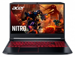 Ноутбук Acer Nitro 5 AN515-55-52WF Core i5 10300H/8Gb/SSD512Gb/NVIDIA GeForce GTX 1650 Ti 4Gb/15.6/IPS/FHD 1920x1080/Windows 10/black/WiFi/BT/Cam