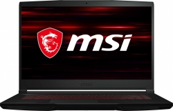 Ноутбук MSI GF63 Thin 9SCSR-1027XRU Core i5 9300H/8Gb/1Tb/SSD128Gb/NVIDIA GeForce GTX 1650 Ti MAX Q 4Gb/15.6/IPS/FHD 1920x1080/Free DOS/black/WiFi/