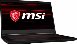 Ноутбук MSI GF63 Thin 9SCSR-1027XRU Core i5 9300H/8Gb/1Tb/SSD128Gb/NVIDIA GeForce GTX 1650 Ti MAX Q 4Gb/15.6/IPS/FHD 1920x1080/Free DOS/black/WiFi/