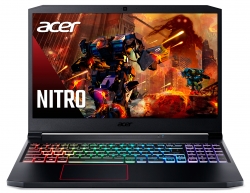 Ноутбук Acer Nitro 7 AN715-52-74C4 Core i7 10750H/16Gb/SSD1Tb/NVIDIA GeForce RTX 2060 6Gb/15.6/IPS/FHD 1920x1080/noOS/black/WiFi/BT/Cam