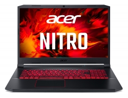 Ноутбук Acer Nitro 5 AN517-52-77M3 Core i7 10750H/16Gb/1Tb/SSD256Gb/NVIDIA GeForce GTX 1660 Ti 6Gb/17.3/IPS/FHD 1920x1080/Eshell/black/WiFi/BT/Cam/