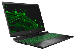 Ноутбук HP Pavilion Gaming 15-dk1057ur Core i7 10750H/8Gb/SSD512Gb/NVIDIA GeForce GTX 1650 Ti 4Gb/15.6/IPS/FHD 1920x1080/Free DOS 3.0/black/green/W