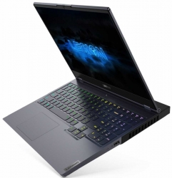 Ноутбук Lenovo Legion 7 15IMH05 Core i7 10750H/16Gb/SSD1Tb/NVIDIA GeForce RTX 2070 MAX Q 8Gb/15.6/IPS/FHD 1920x1080/noOS/grey/WiFi/BT/Cam