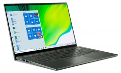 Ультрабук Acer Swift 5 SF514-55GT-76S1 Core i7 1165G7/16Gb/SSD512Gb/NVIDIA GeForce MX350 2Gb/14/IPS/Touch/FHD 1920x1080/Windows 10/d.green/WiFi/BT/
