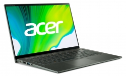 Ультрабук Acer Swift 5 SF514-55TA-56B6 Core i5 1135G7/8Gb/SSD512Gb/Intel Iris Xe graphics/14/IPS/Touch/FHD 1920x1080/Eshell/d.green/WiFi/BT/Cam