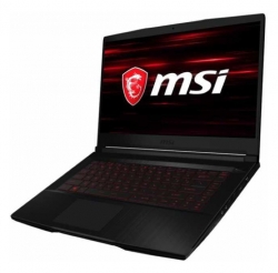Ноутбук MSI GF63 Thin 9SCSR-898XRU Core i5 9300H/8Gb/1Tb/NVIDIA GeForce GTX 1650 Ti MAX Q 4Gb/15.6/IPS/FHD 1920x1080/Free DOS/black/WiFi/BT/Cam