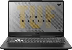 Ноутбук Asus TUF Gaming FX706LI-H7009 Core i5 10300H/8Gb/SSD512Gb/NVIDIA GeForce GTX 1650 Ti 4Gb/17.3/FHD 1920x1080/noOS/grey/WiFi/BT/Cam