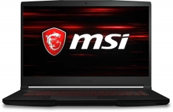 Ноутбук MSI GF63 Thin 9SCSR-1026XRU Core i7 9750H/8Gb/SSD256Gb/NVIDIA GeForce GTX 1650 Ti MAX Q 4Gb/15.6/IPS/FHD 1920x1080/Free DOS/black/WiFi/BT/C