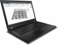 Ноутбук Lenovo ThinkPad P17 Core i7 10750H/16Gb/SSD512Gb/NVIDIA Quadro T2000 4Gb/17.3/IPS/FHD 1920x1080/Windows 10 Professional/black/WiFi/BT/Cam
