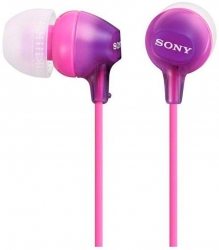 Наушники вкладыши Sony MDR-EX15AP фиолетовый (MDREX15APV.CE7)