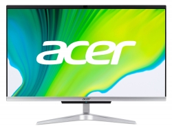 Моноблок Acer Aspire C24-963 23.8 Full HD i5 1035 G1 (1)/8Gb/1Tb 5.4k/SSD256Gb/UHDG/Windows 10 Home/GbitEth/WiFi/BT/65W/клавиатура/мышь/Cam/серебри