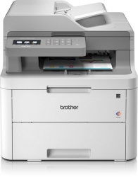 МФУ светодиодный Brother DCP-L3550CDW (DCPL3550CDWR1) A4 Duplex Net WiFi белый/серый