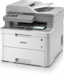 МФУ светодиодный Brother DCP-L3550CDW (DCPL3550CDWR1) A4 Duplex Net WiFi белый/серый
