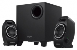 Колонки Creative A250 2.1 черный