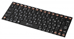 Клавиатура Oklick 840S черный беспроводная