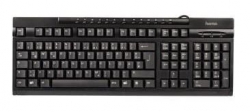 Клавиатура Hama AK-220 черный/черный USB Multimedia