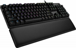 Клавиатура Logitech G513 Tactile (GX Brown switches) механическая черный USB Multimedia for gamer LED (подставка для запястий)