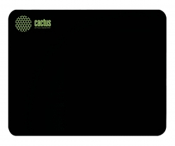 Коврик для мыши Cactus CS-MP-P01M Средний черный 300x250x2мм