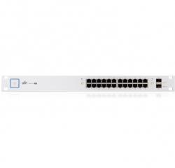 Коммутатор Ubiquiti US-24-250W(EU) 24G 2SFP 24PoE+ управляемый