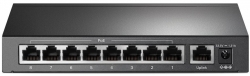 Коммутатор TP-Link TL-SF1009P 9x100Mb 8PoE+ 65W неуправляемый