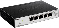 Коммутатор D-Link DGS-1100-05PD/U 5G 18W настраиваемый