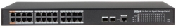 Коммутатор Dahua DH-PFS4226-24GT-360 24G 2SFP 22PoE+ 360W управляемый