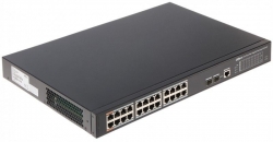 Коммутатор Dahua DH-PFS4226-24GT-360 24G 2SFP 22PoE+ 360W управляемый