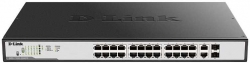 Коммутатор D-Link DGS-1100-26MPP/C1A 24G 24PoE 518W настраиваемый
