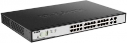 Коммутатор D-Link DGS-1100-26MPP/C1A 24G 24PoE 518W настраиваемый