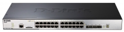 Коммутатор D-Link DGS-3120-24TC/B1ARI 24G 2x10G управляемый