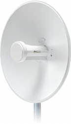 Мост беспроводной Ubiquiti PBE-M5-300 (PBE-M5-300-EU) 10/100BASE-TX компл.:параболический отражатель/антенна/крепления/адаптер белый