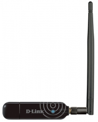 Сетевой адаптер WiFi D-Link DWA-137 N300 USB 2.0 (ант.внеш.съем+внутр.) 2ант.