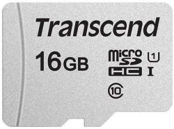 Карта памяти MicroSDHC Transсend 16Gb class 10 TS16GUSD300S б/ад