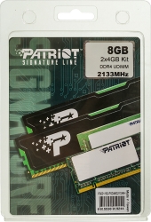 Память DDR4 2x4Gb 2133MHz Patriot PSD48G2133KH RTL PC4-17000 CL15 DIMM 288-pin 1.2В