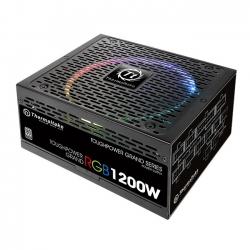 Блок питания Thermaltake ATX 1200W Toughpower Grand 80+ platinum 24+4+4pin APFC 140mm fan color LED 12xSATA Cab Manag RTL