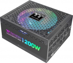Блок питания Thermaltake ATX 1200W Toughpower PF1 ARGB 80+ platinum 24+4+4pin APFC 140mm fan 12xSATA Cab Manag RTL