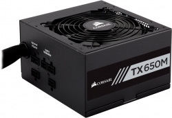Блок питания Corsair ATX 650W TX650M 80+ gold 24+4+4pin APFC 140mm fan 6xSATA Cab Manag RTL
