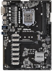Материнская плата Asrock H110 PRO BTC+