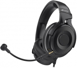 Наушники с микрофоном Hiper HS-120Pro Canopus черный 2м накладные USB оголовье HS-120PRO