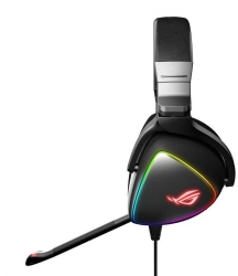 Наушники с микрофоном Asus ROG Delta черный 2м мониторные USB оголовье 90YH00Z1-B2UA00