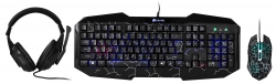 Наушники с микрофоном Oklick HS-HKM100G IMPERIAL черный 1.5м мониторные оголовье HS-HKM100G