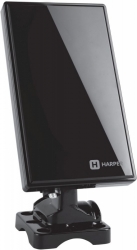 Антенна телевизионная Harper ADVB-2430 28дБ активная черный каб.:2.95м