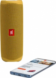 Колонка порт. JBL Flip 5 желтый 20W 1.0 BT 4800mAh (JBLFLIP5YEL)